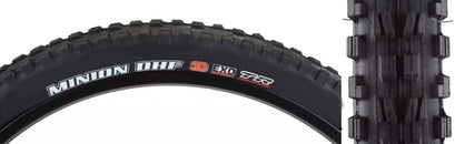 Neumático Maxxis Minion DHF - 29 x 2,5 sin cámara plegable BLK 3C Maxx Grip EXO Wide Trail