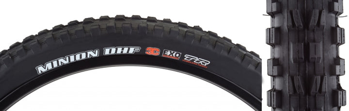 Neumático Maxxis Minion DHF - 29 x 2,5 sin cámara plegable BLK 3C Maxx Grip EXO Wide Trail