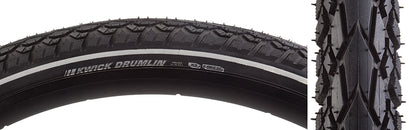 Neumático Kenda Kwick Drumlin - 700 x 50 Clincher Wire Negro/Reflectante 60tpi