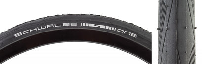 Neumático Schwalbe One - 20 x 1-1/8" Clincher Wire BLK Performance Line RaceGuard Addix