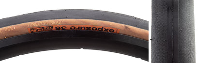 Neumático WTB Exposure - 700 x 36 TCS sin cámara plegable negro/bronceado