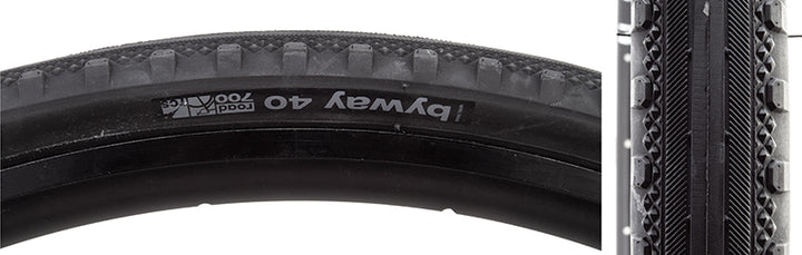 Neumático de carretera WTB Byway 700x40C plegable Tubeless Ready Dual DNA Road TCS 60TPI negro