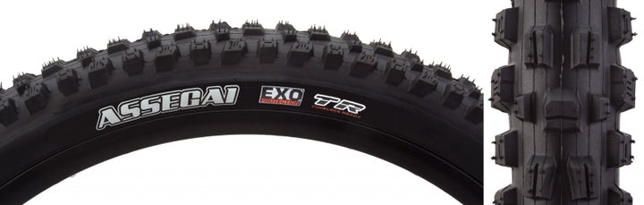 Neumático Maxxis Assegai - 29 x 2.6 Tubeless Plegable Negro Dual EXO Wide Trail
