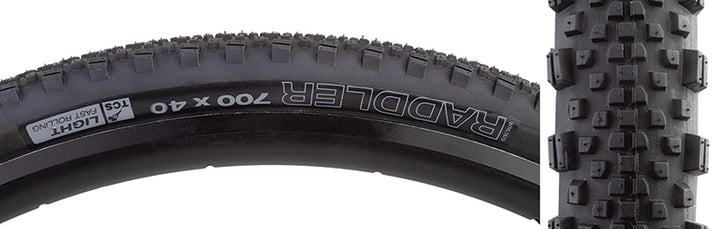 Neumático WTB Raddler - 700 x 40 TCS Tubeless Plegable Negro Ligero Rodamiento Rápido