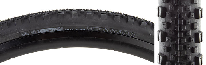 Neumático WTB Raddler - 700 x 44 TCS Tubeless Plegable Negro Ligero Rodamiento Rápido SG2