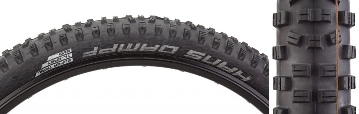 Neumático Schwalbe Hans Dampf - 27,5 x 2,35" Tubeless Plegable BLK Evolution Line Addix Soft Super Trail