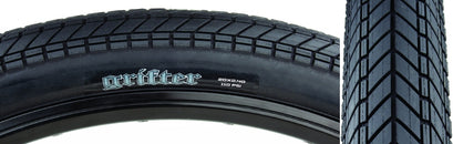Neumático Maxxis Grifter - 20 x 2,4 Clincher plegable negro de 2 capas doble