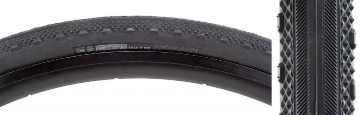 Neumático WTB Byway - 700 x 34 TCS Tubeless Plegable Negro Rodamiento Ligero/Rápido Doble DNA SG2