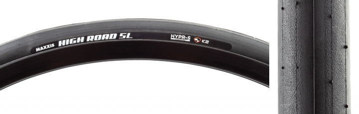 Neumático Maxxis High Road SL - 700 x 23 Clincher plegable BLK HYPR-S K2 Protection
