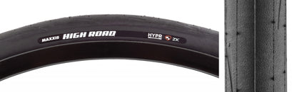 Maxxis High Road Tire - 700 x 28 Clincher Folding BLK HYPR ZK Protection ONE70
