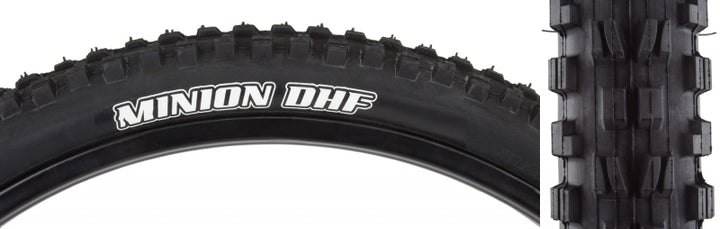 Neumático Maxxis Minion DHF - 20 x 2,40 Clincher Wire Black Dual