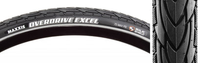 Neumático Maxxis Overdrive Excel - 700 x 47 Clincher Wire Black SilkShield