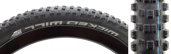 Neumático Schwalbe Wicked Will - 29 x 2.6 Tubeless Plegable BLK Evolution Line Super Ground Addix SpeedGrip