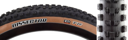 Neumático Maxxis Dissector - 29 x 2,6 sin cámara plegable negro/bronceado Dual EXO