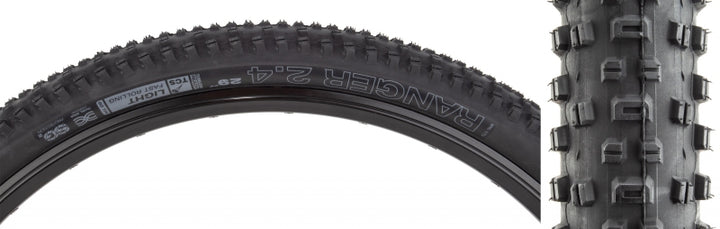 Neumático WTB Ranger - 29 x 2,4 TCS Tubeless plegable negro ligero/de rodadura rápida, doble DNA SG2