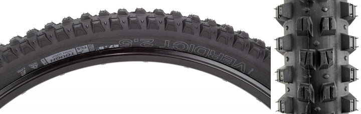 Neumático WTB Verdict - 27,5 x 2,5 TCS Tubeless plegable negro resistente/alto agarre TriTec E25