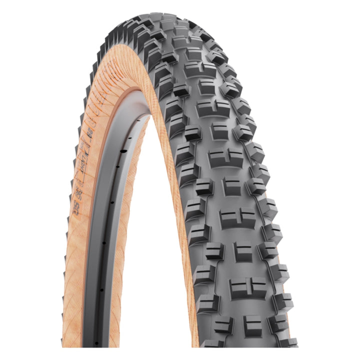 Neumático WTB Vigilante - 29 x 2,3 TCS Tubeless plegable, negro/bronceado, ligero/de rodadura rápida, doble DNA SG2