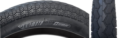 Neumático Vee Tire Co. Chicane - 20 x 4.0 Clincher Wire BLK Endurance Override para bicicleta eléctrica R-50