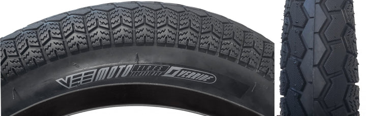 Neumático Vee Tire Co. Chicane - 20 x 4.0 Clincher Wire BLK Endurance Override para bicicleta eléctrica R-50