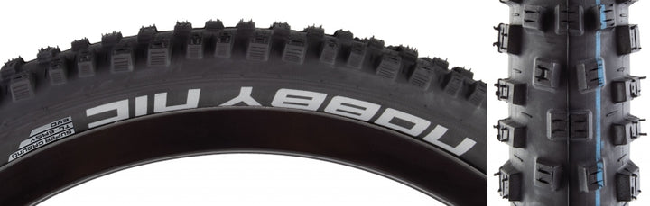 Cubierta Schwalbe Nobby Nic - 29 x 2.4 Tubeless plegable BLK Addix SpeedGrip Super Trail