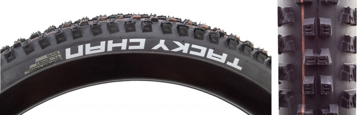 Neumático Schwalbe Tacky Chan - 29 x 2,40 Tubeless Plegable BLK Evolution Line Super Trail Addix Soft E-50