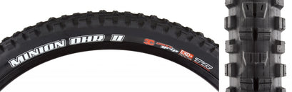 Neumático Maxxis Minion DHR II - 27,5 x 2,5 sin cámara plegable BLK 3C MaxxTerra EXO+