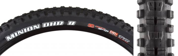 Neumático Maxxis Minion DHR II - 27,5 x 2,5 sin cámara plegable BLK 3C MaxxTerra EXO+