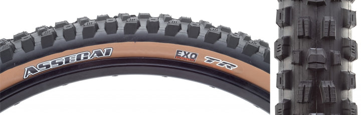Neumático Maxxis Assegai - 29 x 2.5 Tubeless Plegable Tan EXO Wide Trail
