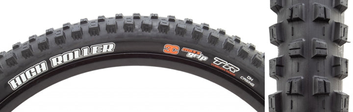 Neumático Maxxis High Roller III - 29 x 2,4 sin cámara, plegable, negro, 3C MaxxGrip DH