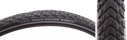 Neumático Schwalbe Marathon Mondial - 700 x 42 Clincher Wire BLK/Reflective Performance Line RaceGuard Double Defense Addix