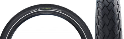 Neumático Schwalbe Green Marathon - 700 x 47 Clincher Wire BLK/Reflective Performance Line GreenGuard Addix