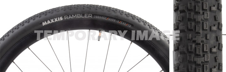 Neumático Maxxis Rambler - 700 x 45 sin cámara plegable negro/bronceado HYPR-X EXO