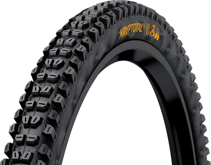 Continental Kryptotal Rear Tire - 29 x 2.40 Tubeless Folding BLK SuperSoft Enduro Casing E25