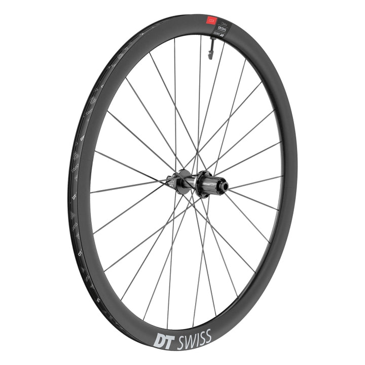Rueda trasera DT Swiss ARC 1100 DiCut 38 - 700 12 x 142 mm Center-Lock HG11 Road/XDR Ratchet EXP 36 BLK