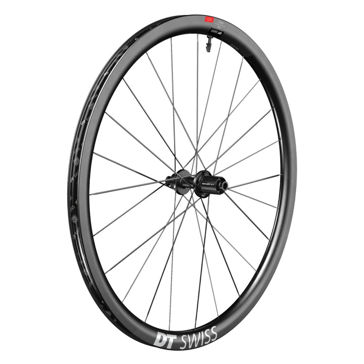 Rueda trasera DT Swiss ERC 1100 DiCut 35 - 700 12 x 142 mm Center-Lock HG11 Road/XDR Ratchet EXP 36 BLK