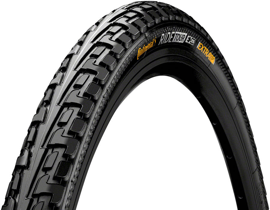Continental Ride Tour Tire - 27 x 1-1/4 Clincher Wire BLK ExtraPuncture Belt E25