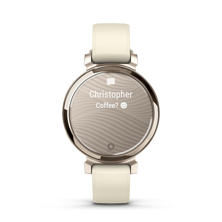 Reloj Garmin Lily 2 Color del reloj: Dorado crema Correa: Coco - Silicona