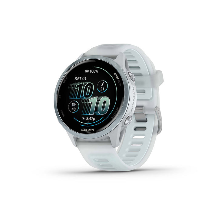 Reloj inteligente Garmin Forerunner 570 de 42 mm en color blanco/azul nube