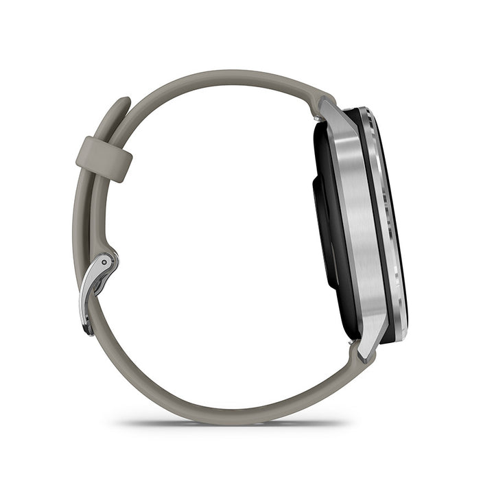 Garmin Venu 4 45mm - Silver with Silver Gray Silicone Band