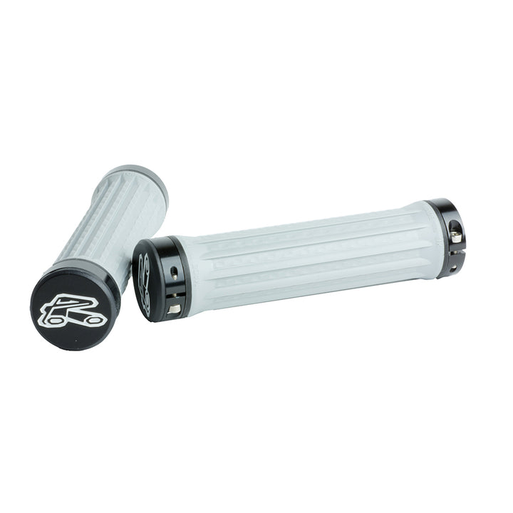 Puños blandos Renthal Traction de 130 mm, color gris claro