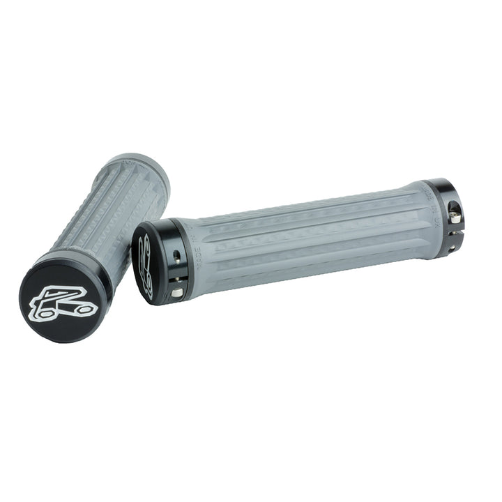 Puños Renthal Traction Medium de 130 mm, color gris medio