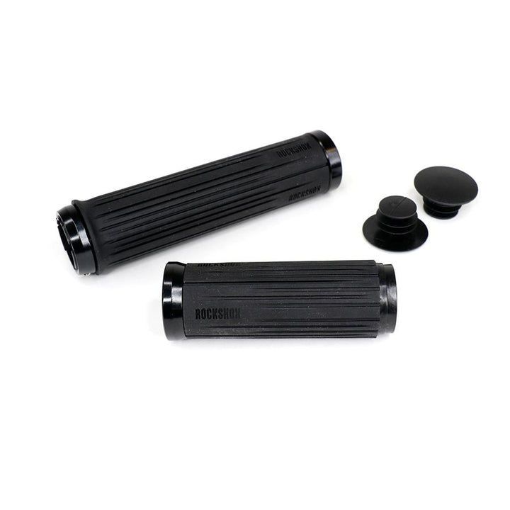 Puños RockShox para TwistLoc 77/125 mm, par texturizado de 125 mm/77 mm