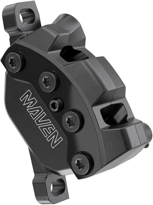 SRAM Maven Silver Disc Brake Caliper Assembly - Front/Rear Post Mount 4-Piston BLK B1