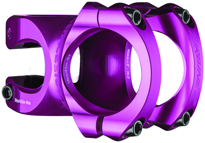 RaceFace Turbine R 35 Stem - 50mm 35mm Clamp +/-0 1 1/8" Purple