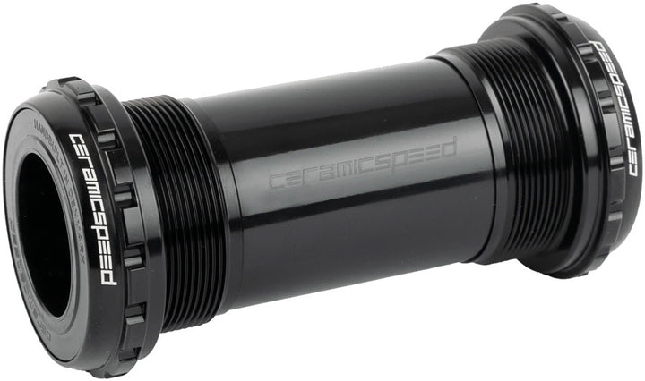CeramicSpeed BB ALPHA Bottom Bracket - English/BSA 73mm For 24mm/Shimano Spindle MTB BLK