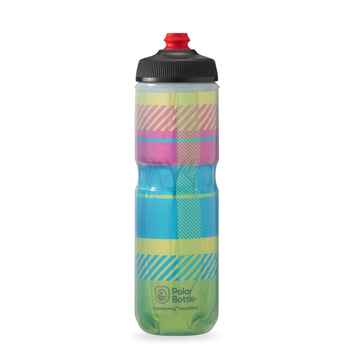 Botella de agua térmica Polar Bottle Breakaway de 710 ml (24 oz), color verde y azul