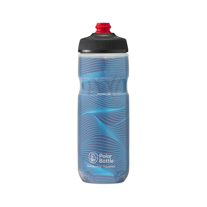 Botella de agua térmica Polar/Hydrapak Breakaway de 591 ml (20 oz), color azul noche