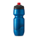 Botella de agua Polar/Hydrapak Breakaway de 710 ml (24 oz), color azul oscuro/carbón