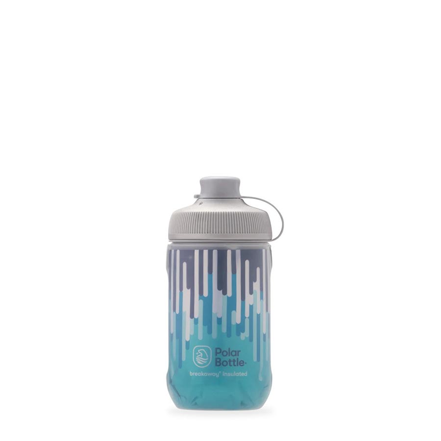 Botella de agua con aislamiento Polar/Hydrapak Breakaway Muck de 350 ml (12 oz), color azul/turquesa
