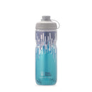 Botella de agua térmica Polar Bottle Muck con cremallera, color azul, 20 oz